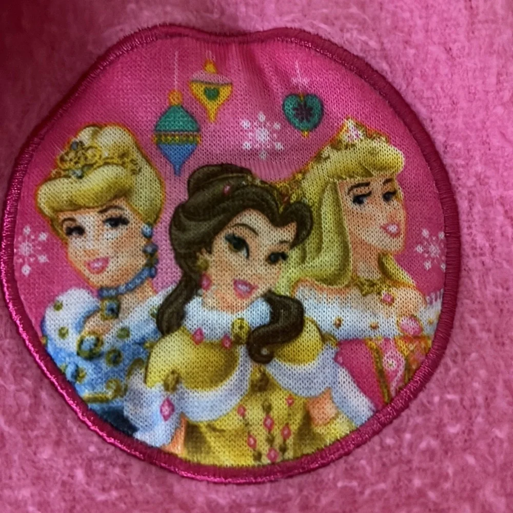 Disney Princess pink fleece robe Size 3T